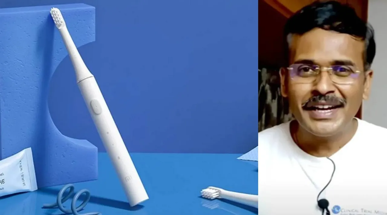 tooth brush tooth paste